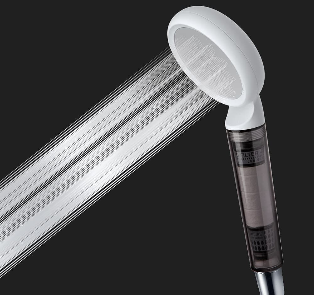 Purilife Advanced Filters shower head(White  &amp;  Black)
