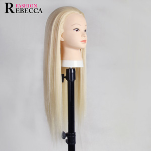 rebecca fashion wholesale thick head mannequin female with long hair