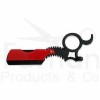 Removable black safety straight barber razor for men