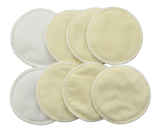 Reusable Breast Nursing Pads with Leak proof Back Washable Organic bamboo nursing pads