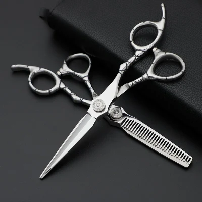 Salon Hair Tools Accessories Professional Custom High Quality Stainless Steel 440c Hair Scissors 6&prime;&prime;