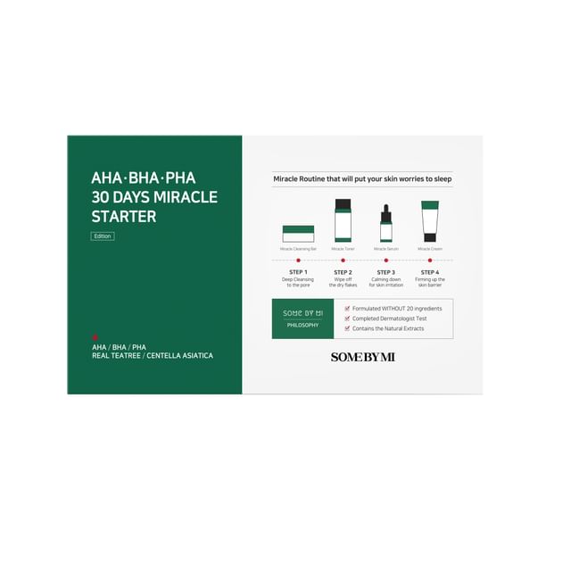 (SOME BY MI) AHA-BHA-PHA 30 DAYS MIRACLE STARTER KIT (4 pcs)