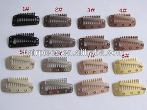 stainless wig hair extension snap clips/ hair salon tools