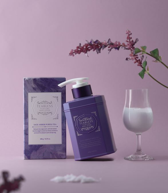 Teabless Sage Amber Purple Tea Perfume Body Lotion 480g