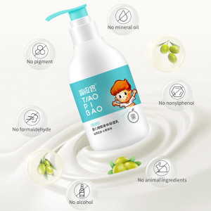 Tiaopibao baby tear free hair shampoo bulk organic private label baby shampoo