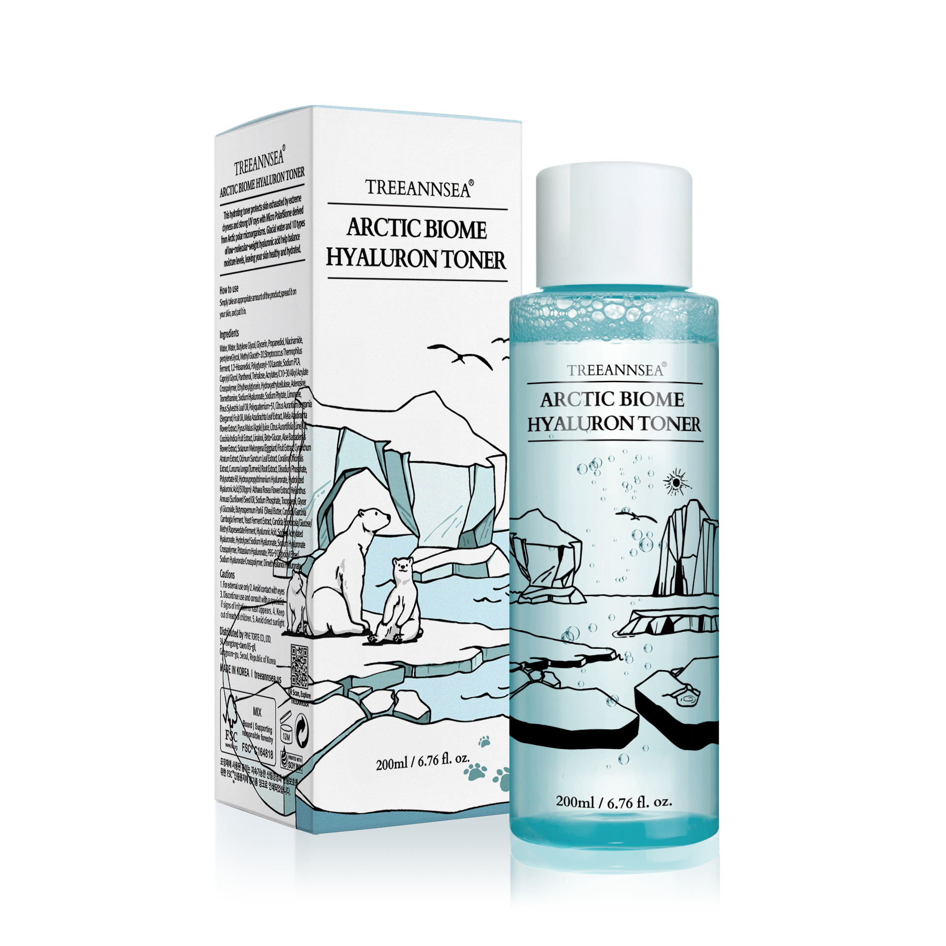 TREEANNSEA Arctic Biome Hyaluron Toner 200ml