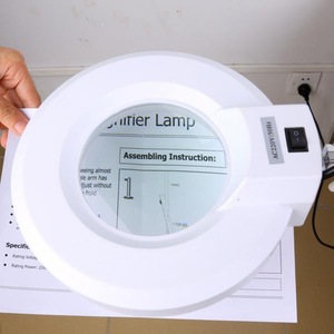 wholesale 5 diopter electronic led magnifier magnifying lamp for nail beauty salon