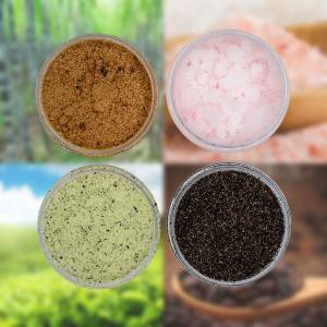 Wholesale Bulk Organic Coffee Matcha Green-tea Brown Sugar Himalaya Exfoliator Whitening Moisturizing  Body Scrub