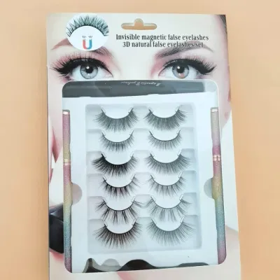 Wholesale Magic Lashes Invisible Magnetic Eyelashes Vendor with Customized Lash Box