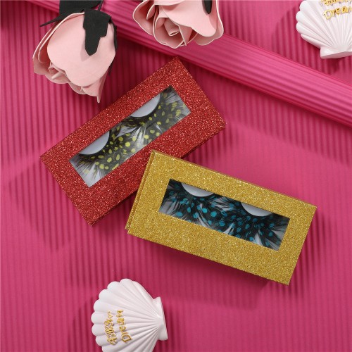 Party Exaggerated 3D Feather Eyelashes Y001