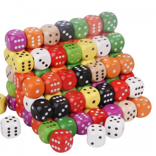 Wooden Dice Janga SamBlocks Lubanlock montessori MATL