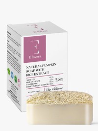 E'lovers Pumpkin Fiber Soap with Rice Extract 125 gr