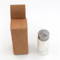 free of plastic eco friendly biodegradable dental floss PLA 30M glass bottle dispenser