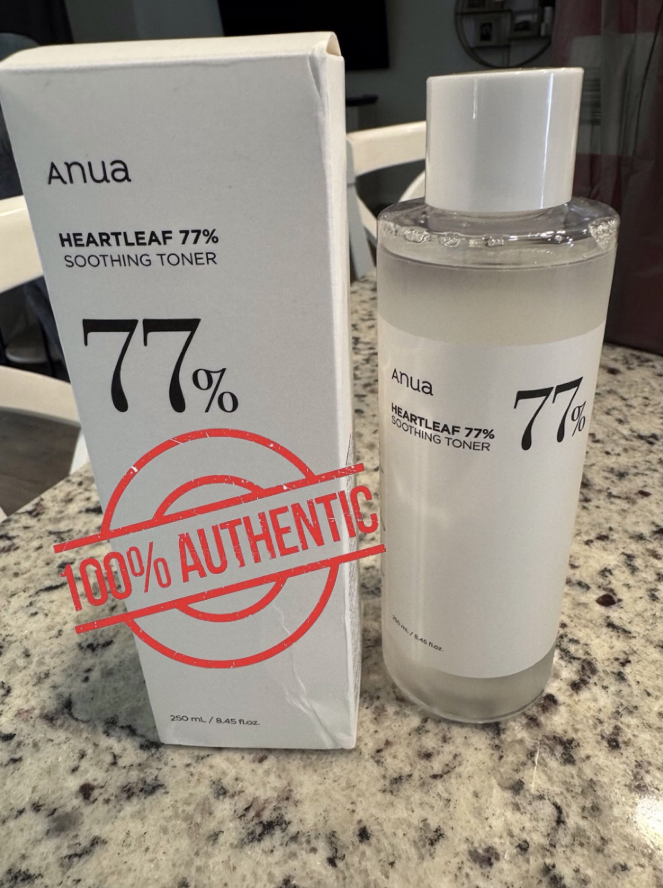 100% Authentic Anua Heartleaf 77% Soothing toner