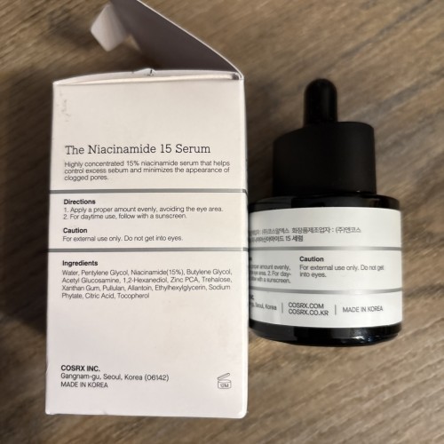 The Niacinamide 15 Serum Oil Control Acetyl Gucosamine+Zinc