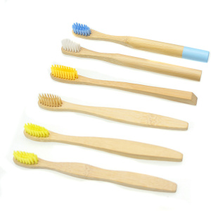 100% natural biodegradable environmentally friendly  kids bamboo toothbrush