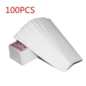 100Pcs Non-woven Wax Strip Hair Removal Wax Paper