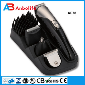 2017 Anbo Mens Grooming Kit T Blade Electric Hair Clipper and razor Hair blade trimmer disposable