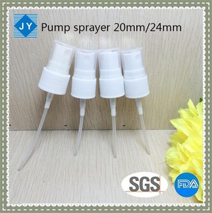 20mm/24mm wholesale PP plastic bottle pump sprayers for lotion/florida water/perfume