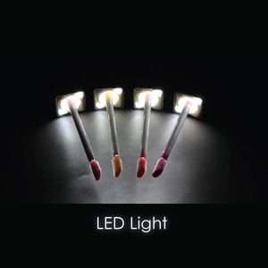 5P3113 High Quality Wholesale waterproof matte Lip gloss with led light and mirror