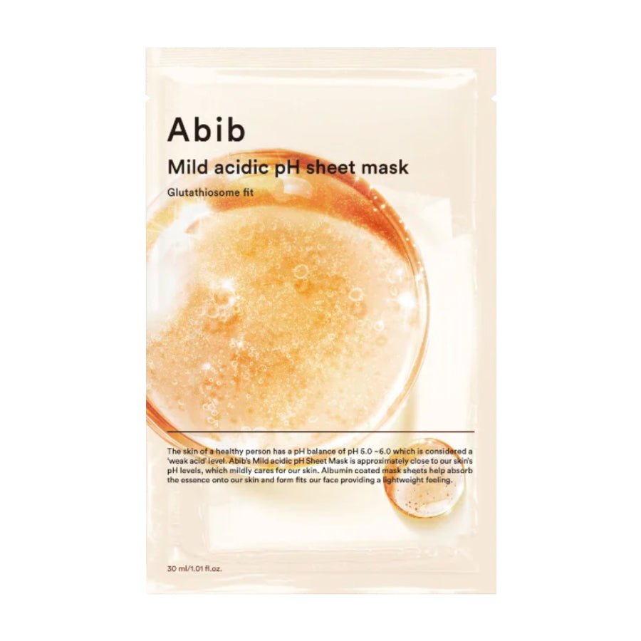 (ABIB) Mild Acidic PH Sheet Mask Glutathiosome Fit 30ml
