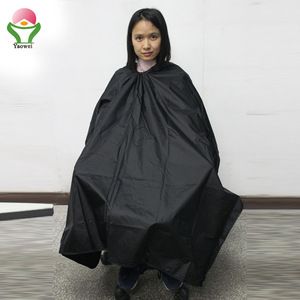  factory custom Cheap polyester Wholesale Hairdressing Apron / Hair Cutting Cape