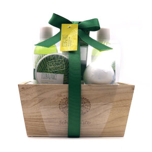 Bath Supplies Set Wholesale Bath Bodi Gift Set Wooden Bucket Bath Set