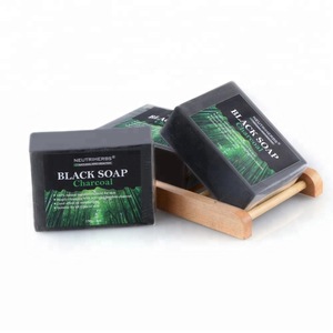 Beauty Product Bamboo Charcoal Whitening Handmade African Black Soap For Women Skin Care