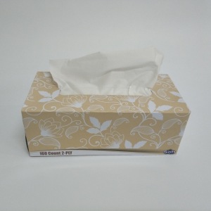 Box facial tissue paper 2ply wholesale facial tissue