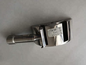 classical heavy long handle double edge safety razor