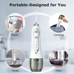 Cordless Portable 300ml Oral Irrigator USB Rechargeable Dental Water Flosser Jet Waterproof Irrigator Dental Teeth Cleaner