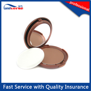 Customized cosmetic compact eye shadow powder case