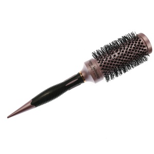 Customized logo provide salon tools professional  round ceramic and ionic thermal hair brush