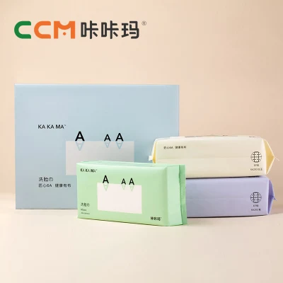 Customized Private Label 100 PCS Disposable Removable Face Towel Cotton Tissues