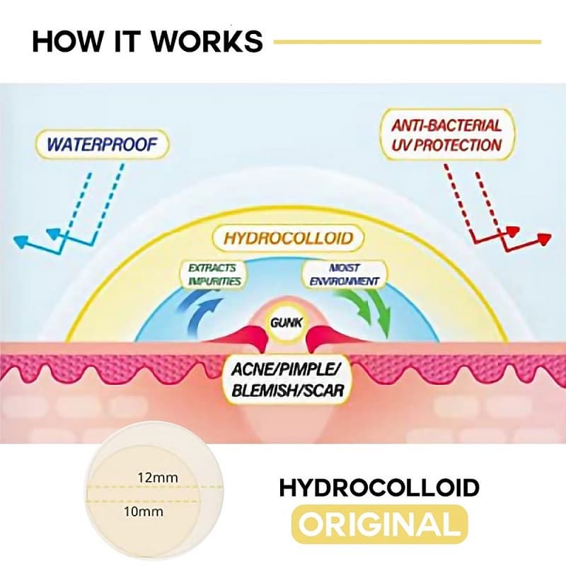 Derma Aid_Original_hydrocolloid acne patch under private label service