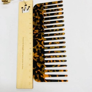 Excellent quality manufacturer custom logo cellulose acetate combs for lady