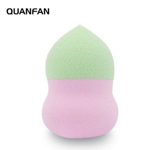 Factory wholesale sponge Washable Two Tones Color Gourd Beauty Sponge Blender Facial Cosmetic Makeup Sponge