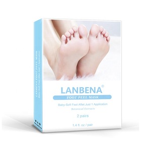 FDA certification LANBENA foot skin beauty care peel Mask