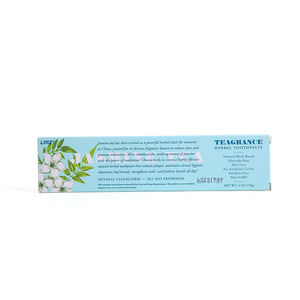 FDA LMZ Adult Herbal Extract Jasmine Tea Fragrant Toothpaste, Hight Quality Ingredients, Refreshing Breath  for Sensitive Teeth