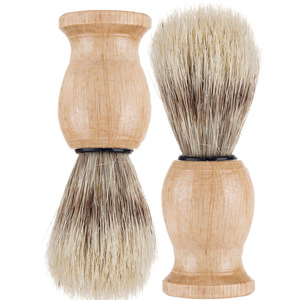 FQ brand Soft Bristle Hair Solid Wood Handle Custom Private Label Beard Brush Beard Shaving Brush For Men