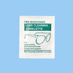 Free Sample No MOQ Custom Logo Disposable Lens Cleaning Wet Wipes