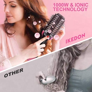 Hair Straightener and Electric Blow Dryer 2 in 1 Relieve stress Hair Dryer Brush