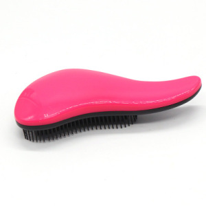 Hot selling Magic Anti-static Plastic Salon Styling Tool Detangling Handle Tangle Shower Curve TT Comb Hair Brushes