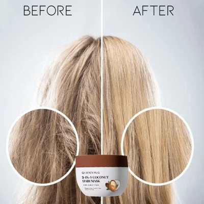 Keratin Hair Treatment Mask Collagen Argan Coconut Oil Hair Mask