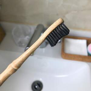 kids tooth brushes organic tootbrush corrugated round handle wavy toothbrush head