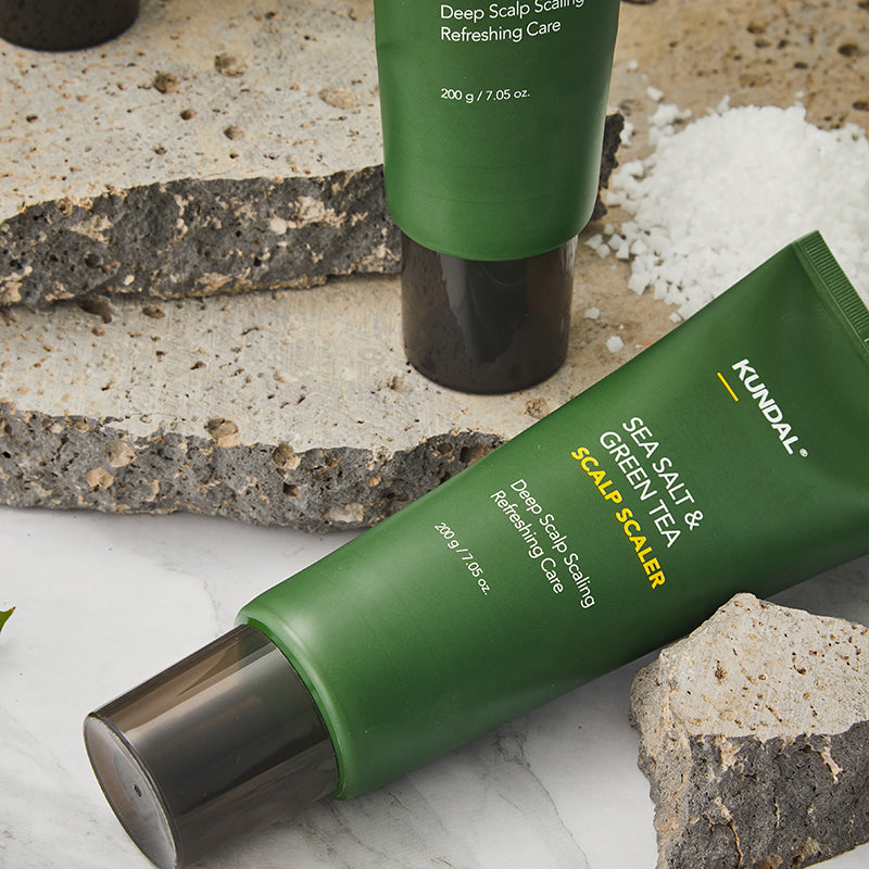 (KUNDAL) Sea Salt &amp; Green Tea Scalp Scaler