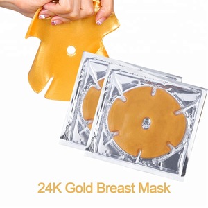 Luxurious Customized Logo Pure Collagen Natural SkinNourishing Gold Breast Mask