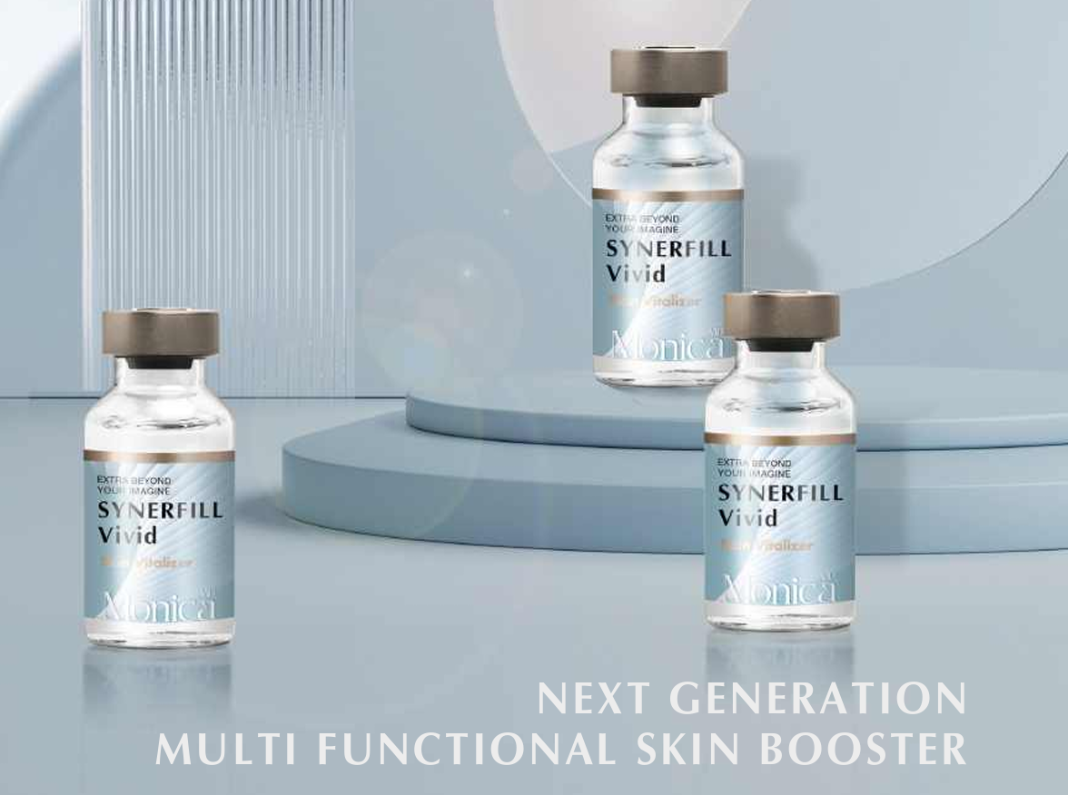 Made in South Korea  Synerfill Vivid H-HA + L-HA + PDRN + PN + NAD + Glutathione  Skin Booster