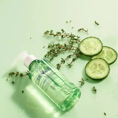 Manufacturer Cucumber Scent with Gentle Cleansing Exfoliating Whitening Green Gel Cleanser Foam for Face