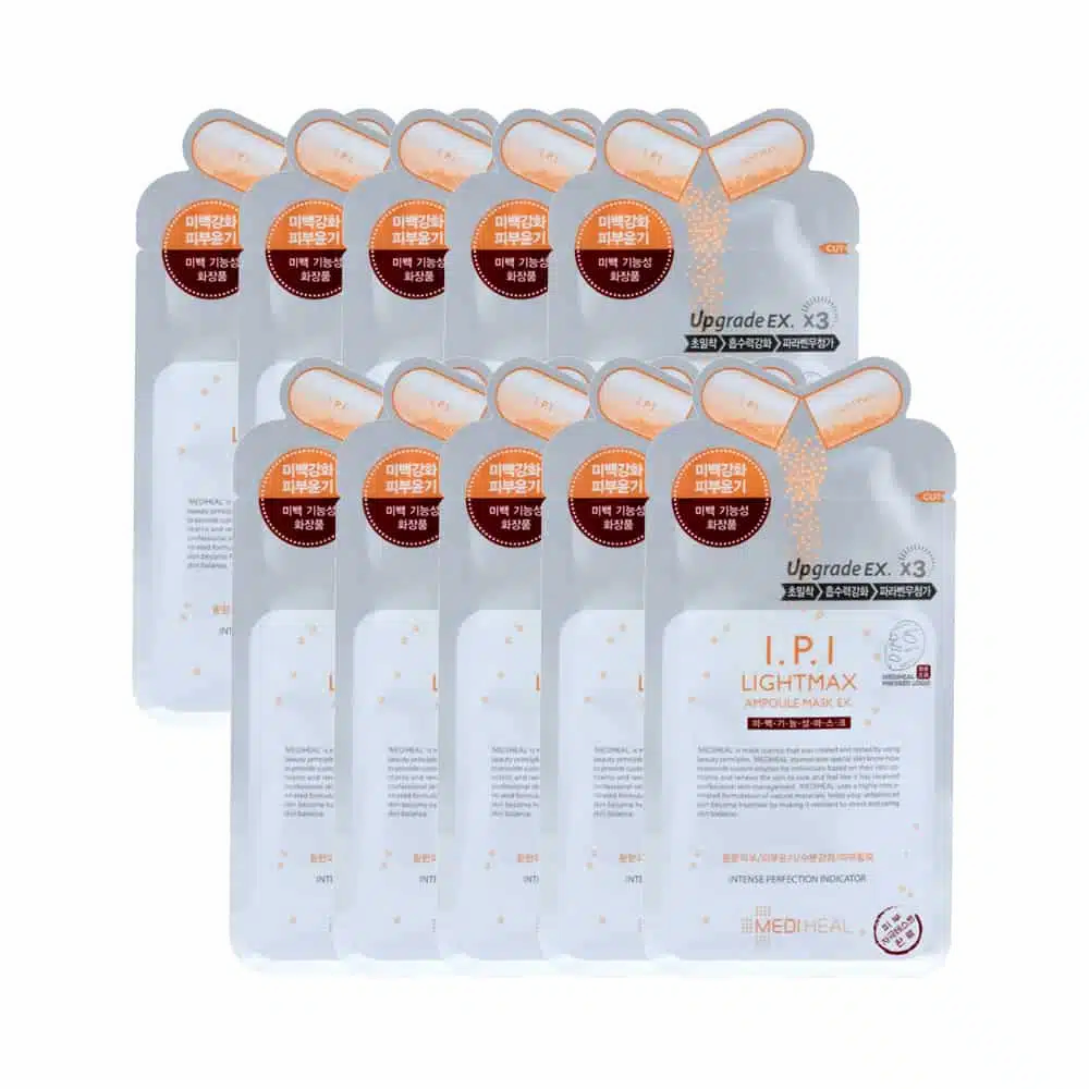 MEDIHEAL I.P.I Lightmax Ampoule Mask Korean Cosmetics Wholesale